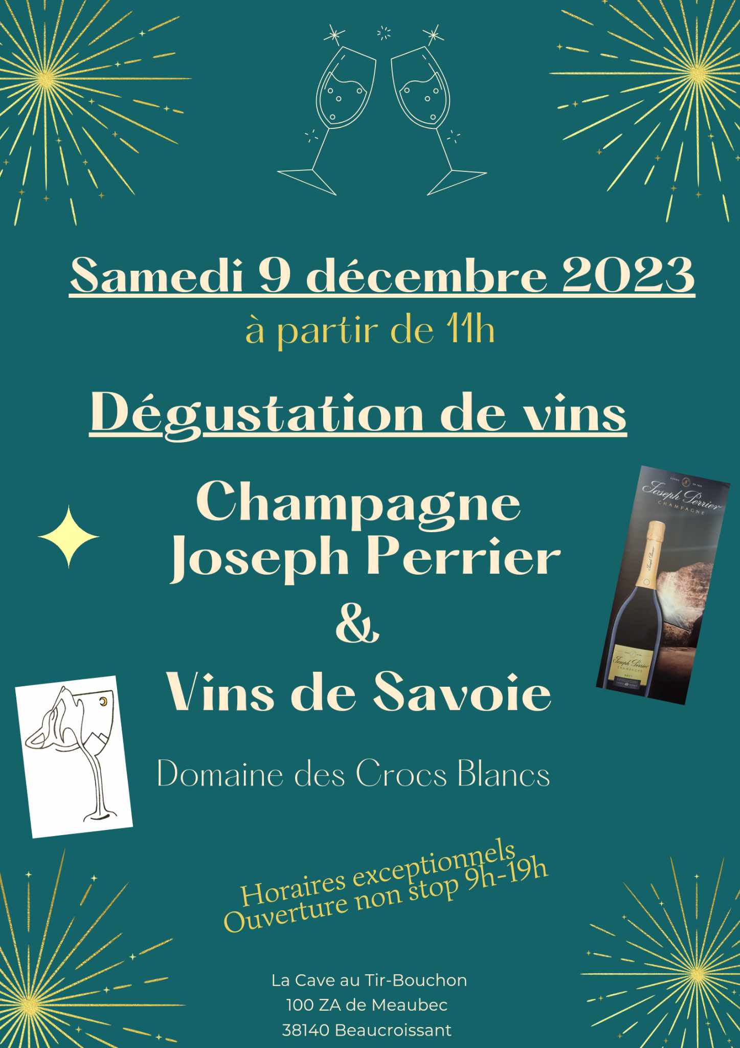 Photo Dégustation Champagne & vins de Savoie